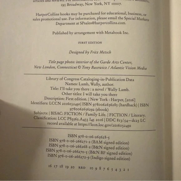 I'll Take You There by Wally Lamb (hardcover 1st edition) - Picture 5 of 6